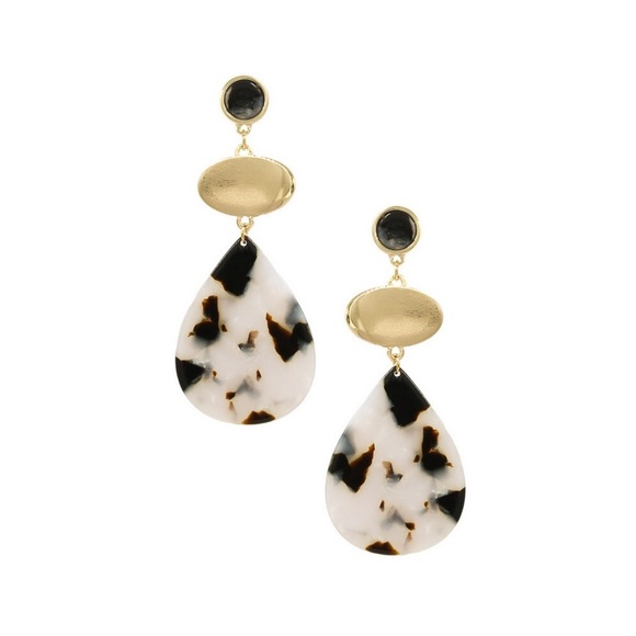 COLORFUL GOLDEN ACRYLIC DANGLING EARRINGS!! BNWT/NEVER USED!! ABSOLUTELY LOVE!! - Picture 4 of 7